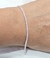 Pulsera tenis plata rosa de francia - comprar online