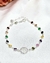 Pulsera plata multicolores y árbol - comprar online