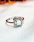 Anillo plata opalo blanco - comprar online