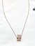 Cadena colgante dona plata rose - Joyas Maia