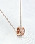 Cadena colgante dona plata rose en internet
