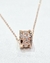 Cadena colgante dona plata rose - comprar online