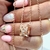 Cadena colgante dona plata rose - tienda online