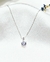Cadena colgante plata solitario - comprar online
