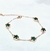 Pulsera plata rose malaquita en internet