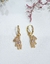 Aros argollas acero dorado - tienda online