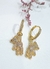 Aros argollas acero dorado - comprar online