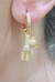 Aros argollas acero dorado - comprar online