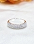 Anillo plata bombe pave