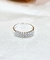 Anillo plata doble medio sin fin - comprar online