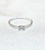 Anillo plata solitario oval - comprar online