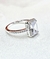 Anillo plata rectangular - comprar online