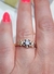 Anillo solitario antiguo oro 18kl