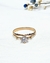 Anillo solitario oro18kl en internet
