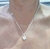 Imagen de Cadena colgante plata cuadrado