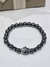 Pulsera hombre calavera hematite - comprar online