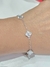 Pulsera acero treboles - Joyas Maia