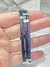 Pulsera Acero y cuero azul - comprar online