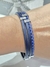 Pulsera Acero y cuero azul en internet