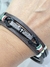 Pulsera cuero y acero Padre Nuestro en internet