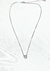 Cadena choker colgante plata susanita