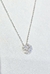 Cadena colgante plata luna estrella
