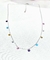 Collar choker plata cristales multicolores - Joyas Maia