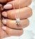 Cadena colgante plata donas - tienda online