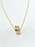 Cadena colgante donas plata dorado - comprar online