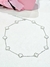 Collar acero trebol blanco - comprar online