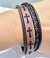 Pulsera cruz cuero marrón en internet
