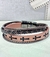 Pulsera cruz cuero marrón
