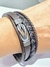 Pulsera acero cuero marrón en internet