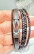 Pulsera acero cuero marrón - comprar online