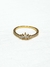 Anillo corona acero dorado - comprar online