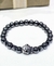 Pulsera hombre calavera hematite
