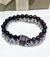 Pulsera acero ojo de tigre y onix - comprar online