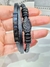 Pulsera acero y cuero negro - comprar online