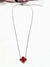 Collar acero dorado rojo en internet