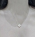 Collar acero dorado trebol blanco - Joyas Maia