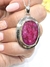 Colgante plata rubi natural - tienda online