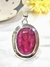 Colgante plata rubi natural - Joyas Maia