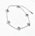 Pulsera acero treboles - comprar online