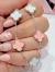 Pulsera acero trebol blanco y rosa - tienda online