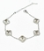 Pulsera acero trebol
