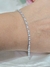 Pulsera tenis plata baguettes - Joyas Maia