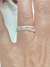 Imagen de Anillo plata doble medio sin fin