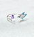 Anillo plata colibri