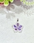 Colgante plata flor amatistas - comprar online