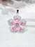 Colgante plata flor rosa de francia - comprar online